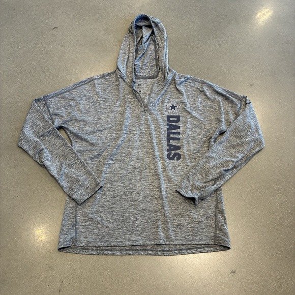 Nike Other - Nike Dallas Cowboys Hoodie Mens Medium Gray Dri Fit Performance Team Apparel